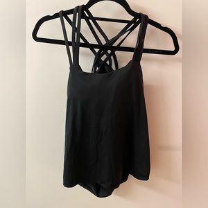 Prana Strappy Yoga tank with built in sports bra